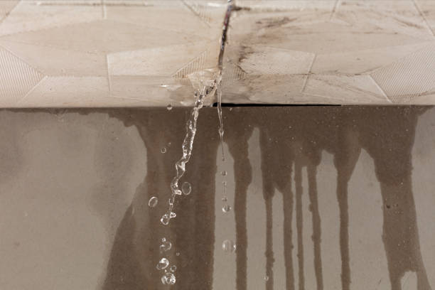 Professional Sewage Cleanup technician working in Haworth, NJ